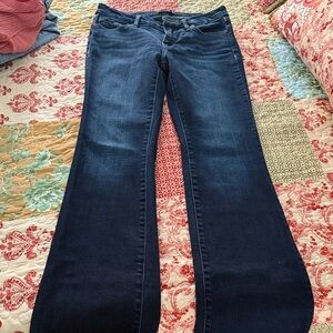 BKE Women's Deep Indigo Boot Cut Jeans